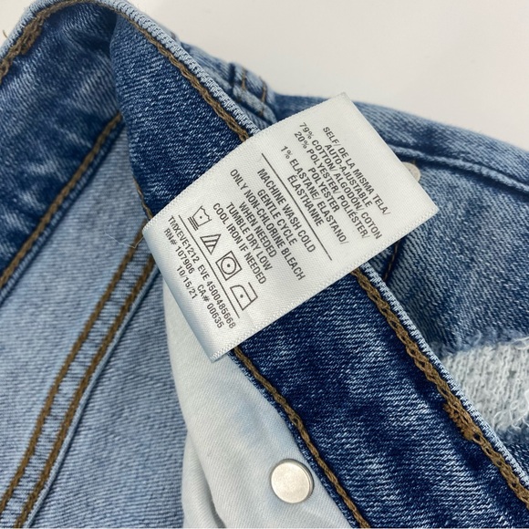 HUDSON Lana Boyfriend High Rise Straight Leg Light Blue Jeans in Everest - Picture 5 of 14